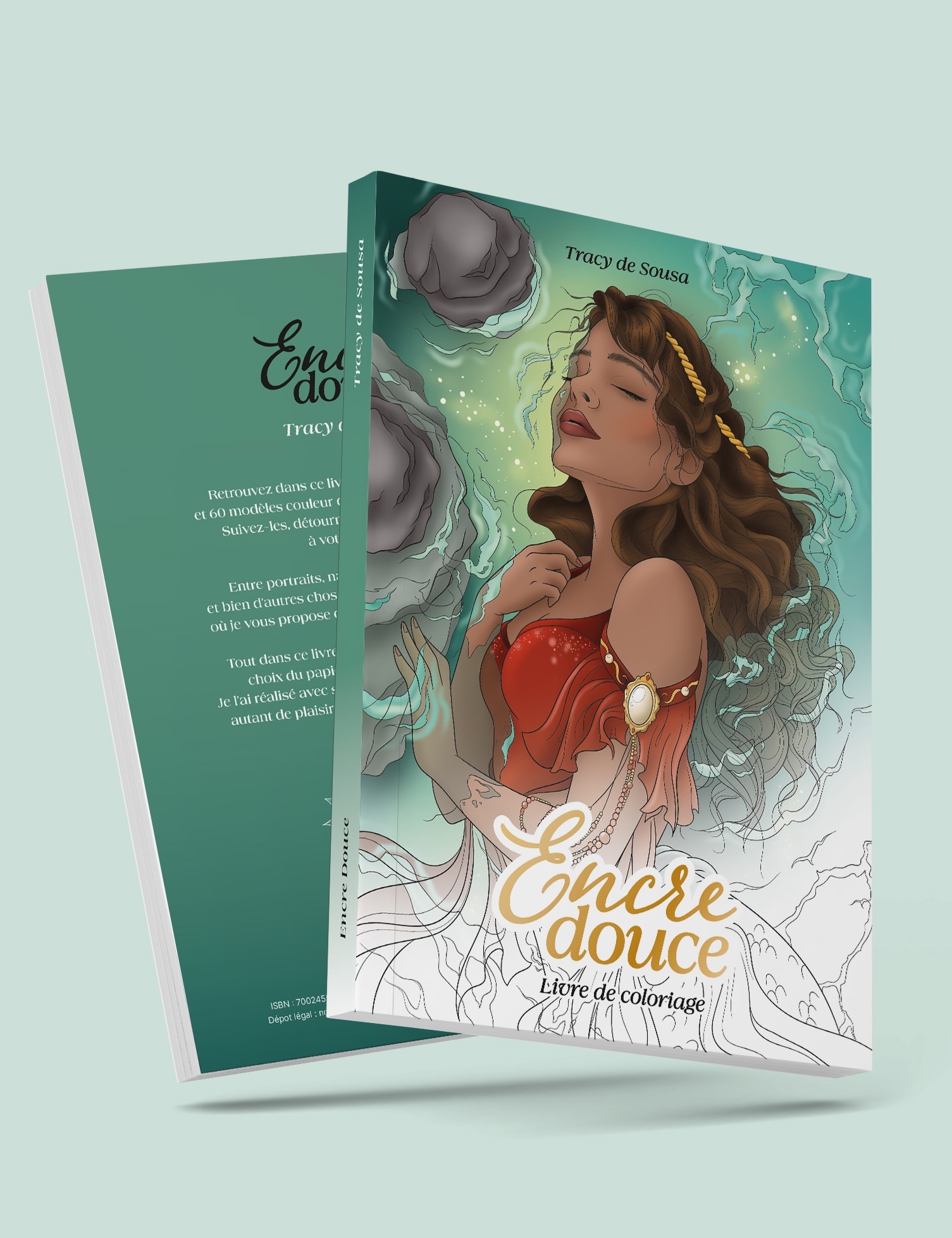 Livre Encre Douce, couverture et quatrième de couverture