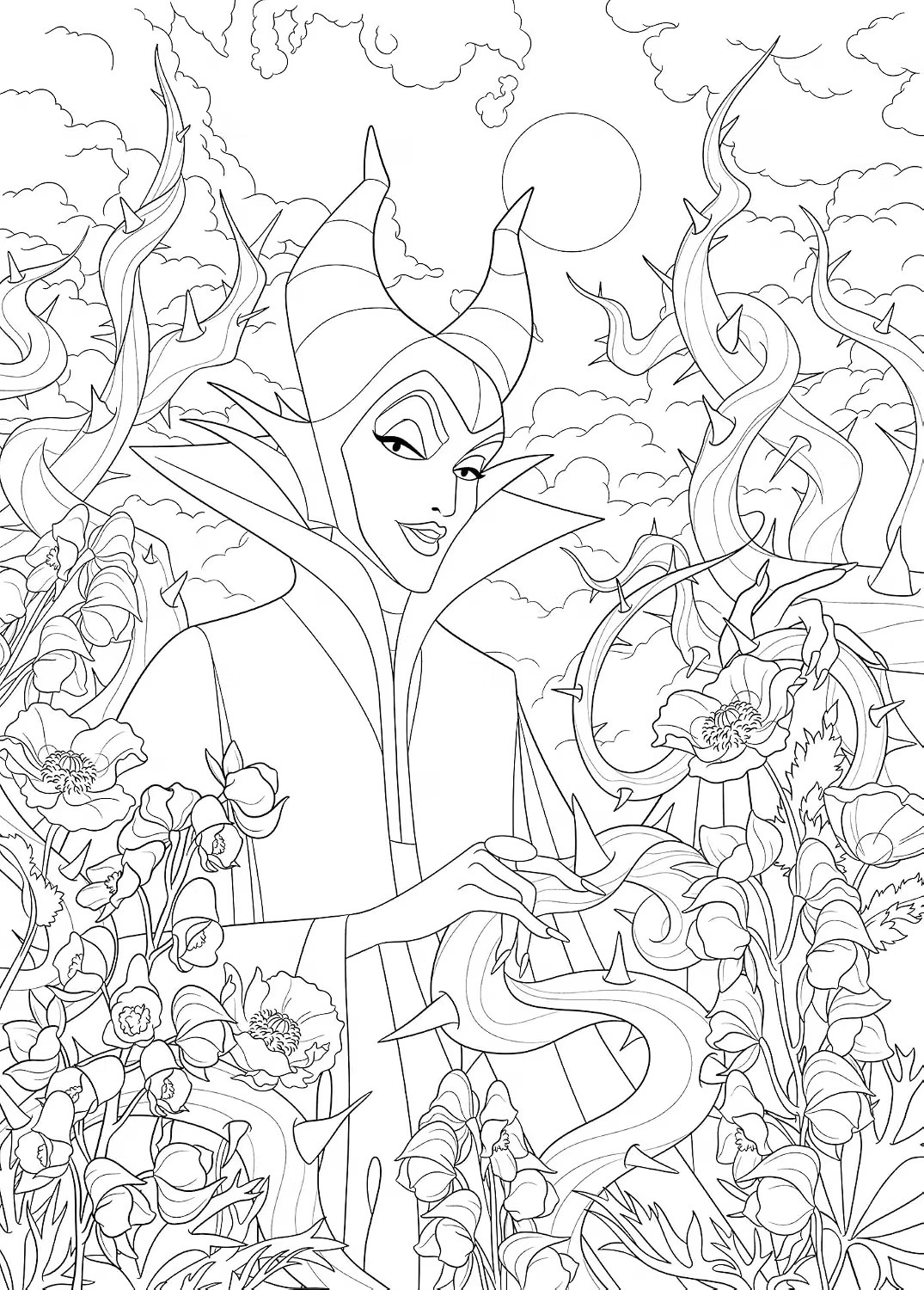 Exemple de planche à colorier